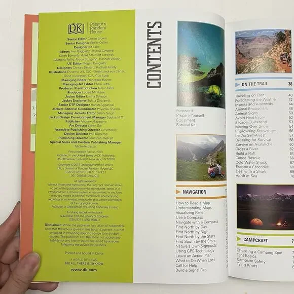 Survival A Step By Step Guide To Camping And Outdoor Skills Paperback DK Publish - Picture 6 of 13